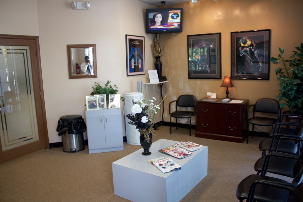 The front office of Broward Health & Wellness in Margate Florida 33063 chiropractic